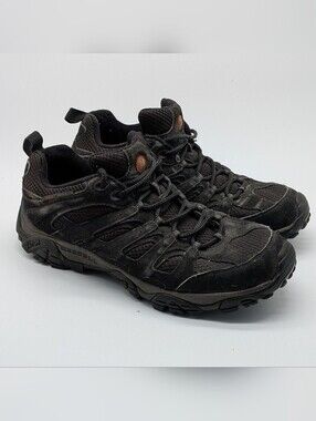 Merrell Moab 3 Mid Waterproof Men's Size 10.5 Black Night Hiking Boots J3981